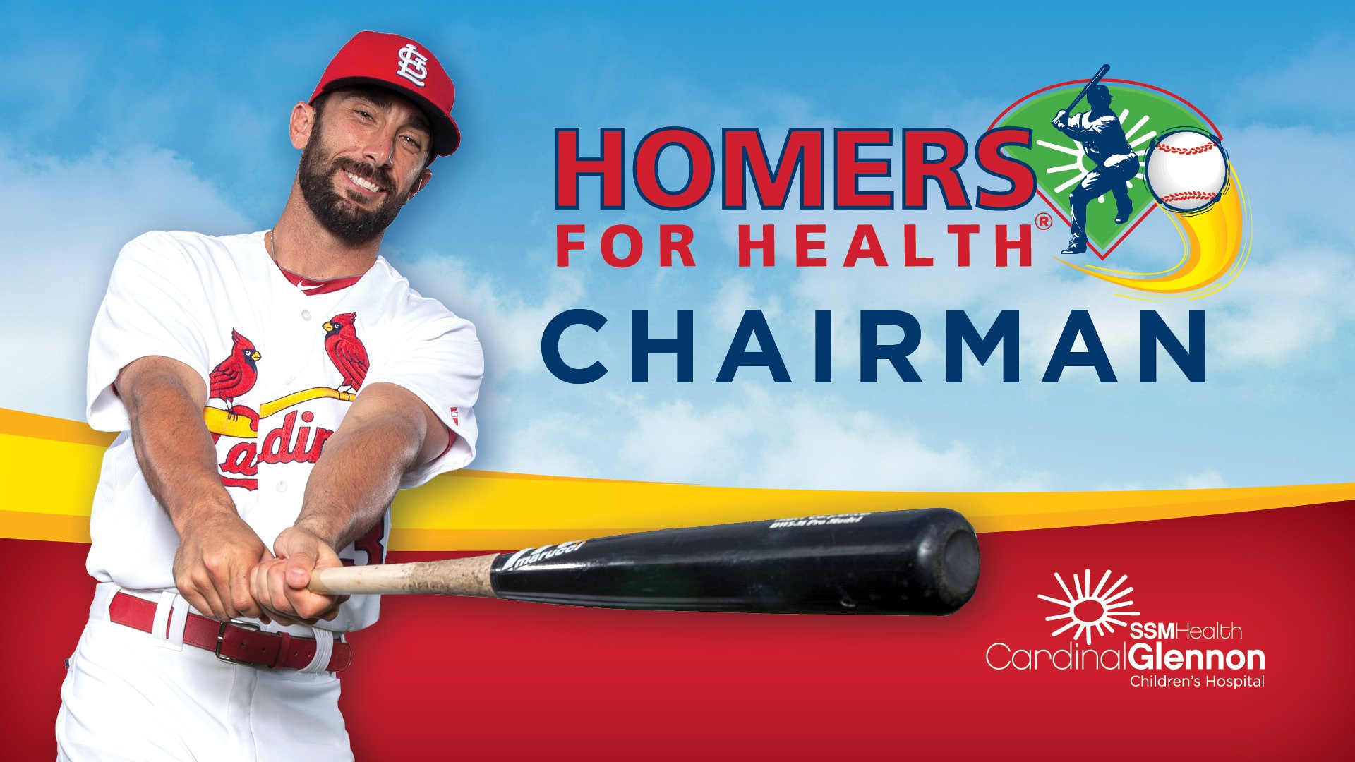 Matt Carpenter is named Chairman of Homers for Health