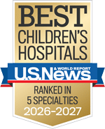 Cardinal Glennon U.S. News & World Report Ranked 5 Specialties 2026-27 shield