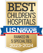 Cardinal Glennon U.S. News & World Report Ranked 6 Specialties 2023-24 shield