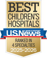 Cardinal Glennon U.S. News & World Report Ranked 4 Specialties 2025-26 shield