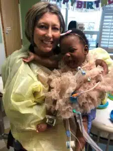 Cardinal Glennon patient Carlie and Nikisha