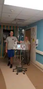 Cardinal Glennon Patient and wife