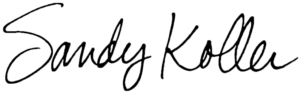 Sandy Koller signature