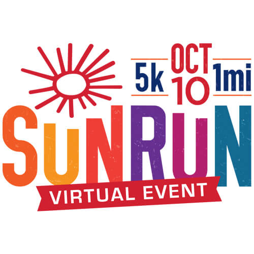 Sun Run Virtual logo - Sunday, October 10, 2021