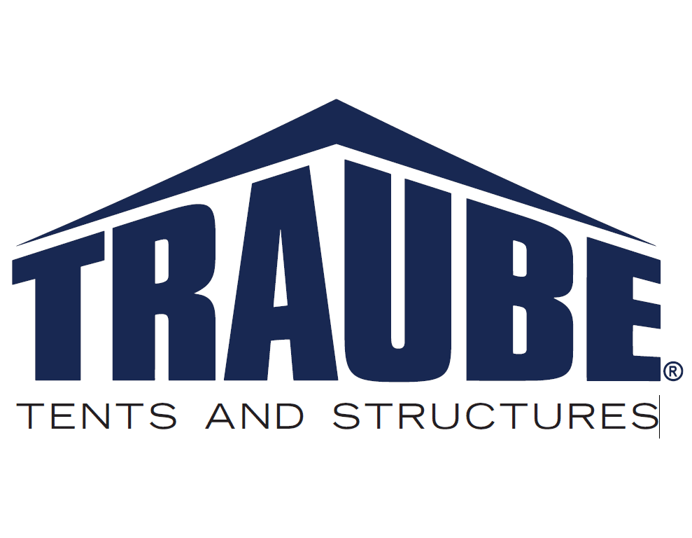 Navy colored Traube tents and structures under canopy shape