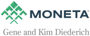 Moneta, Gene and Kim Diederich logo lockup