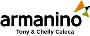 Armanino logo with Tony & Chelly Caleca