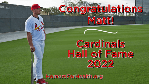 Congratulations Matt Holliday on being inducted into the St. Louis Cardinals Hall of Fame