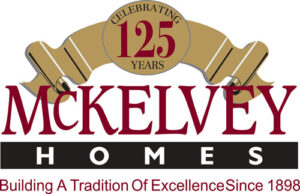 McKelvey Homes Celebrating 125 Years logo