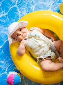 Josie pool photo session