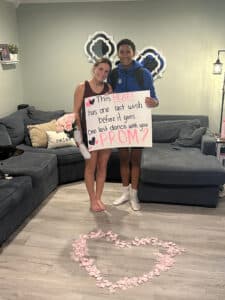 Quincy first ask girlfriend to prom before getting a heart