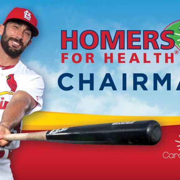 Matt Carpenter is named Chairman of Homers for Health