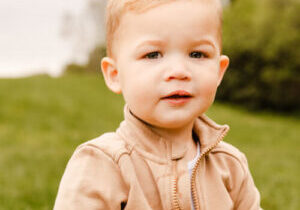 Chase - outdoor portrait smiling at camera