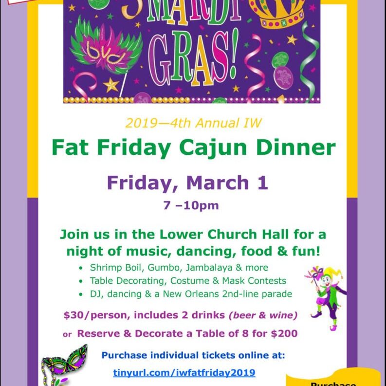 Fat-Friday-2019-1000 Fat Friday Cajun Dinner at Incarnate Word - Friday, March 1, 2019