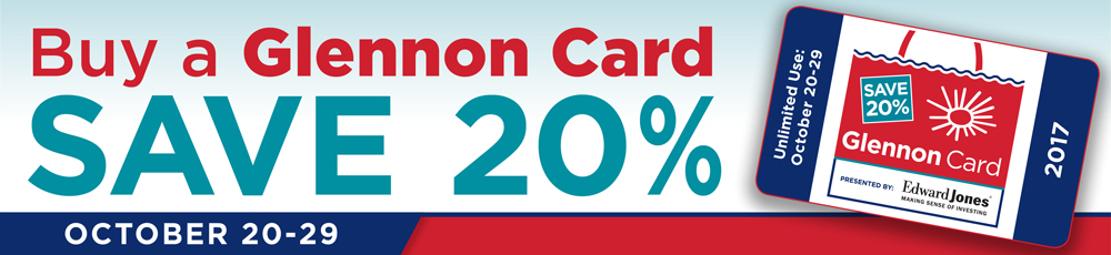 Buy a Glennon Card Save 20%