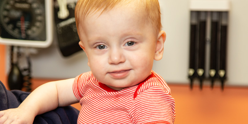 Connor Walkenhorst in the Dallas Heart Center